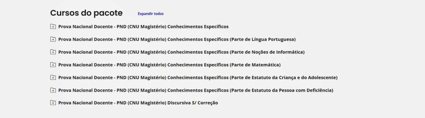 O rateio do curso Prova Nacional Docente - PND 2025 (CNU Magistério) - ESTRATÉGIA  é composto por VIDEOS e PDFs. O envio é feito via GMAIL e DRIVE.